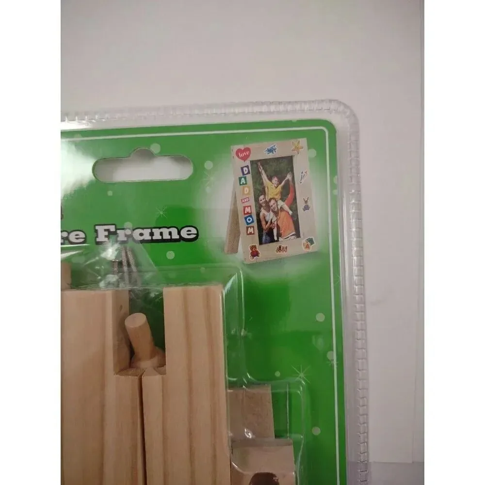 LEARN & CREATE 7pc Kit PICTURE FRAME Arts & Crafts DIY PROJECT For Kids WOOD New